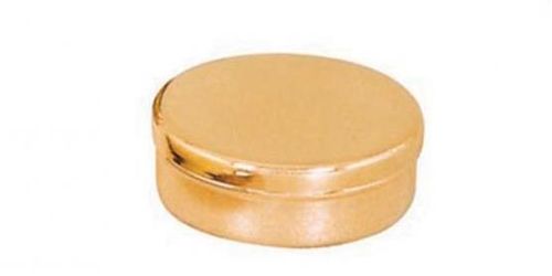 CAIXA  DE HOSTIA DOURADO TOTAL- REF 7101 8,5 CM