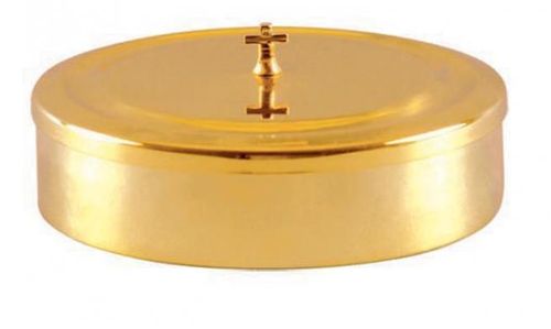 CAIXA PARA HOSTIA DOURADO REF 7105 16 CM