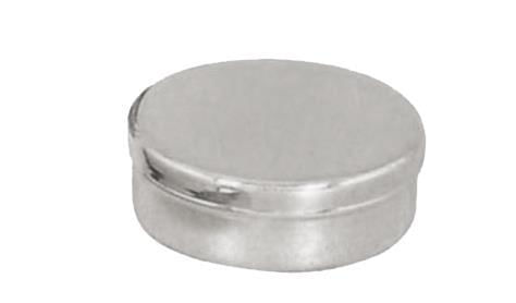 CAIXA PARA HOSTIA NIQUEL REF 7102 8,5 CM