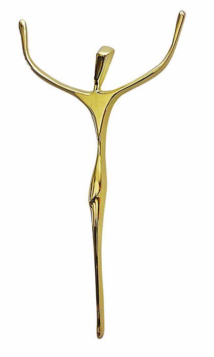 CRISTO DOURADO METAL REF 41 30X20 CM