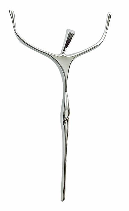 CRISTO PRATA METAL REF 41 30X20 CM