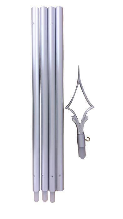 HASTE ALUMINIO COM LANCA 2.65 CM