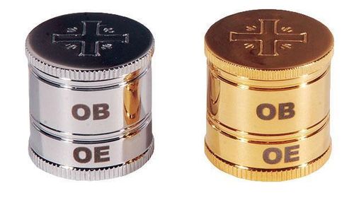 VASOS SANTO OLEO 02 DOURADO TOTAL REF 22 2.5 X 2.5 CM