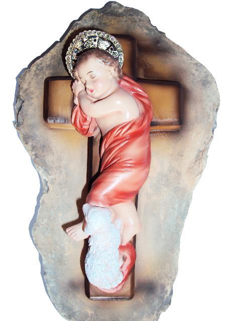 IMAGEM DURATA MENINO JESUS CORDEIRO 18 CM