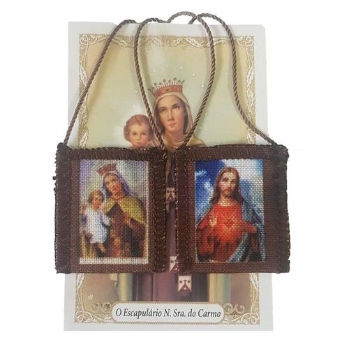 ESCAPULARIO DE PANO GRANDE REF 1258 3,5X2,8CM