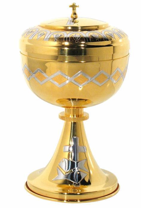 CIBORIO DOURADO TOTAL REF 711 23,5 CM