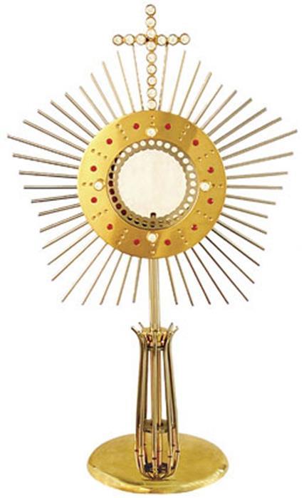 OSTENSORIO MILLENIUM BANHO DE OURO VERNIZ - 40 CM - REF 635