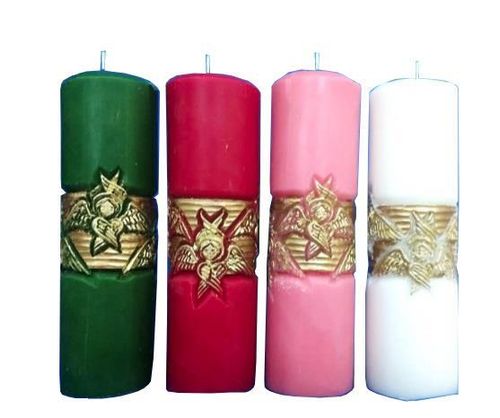 VELA PARA COROA DO ADVENTO SERAFINS CORES LIT REF AD20 22X7CM