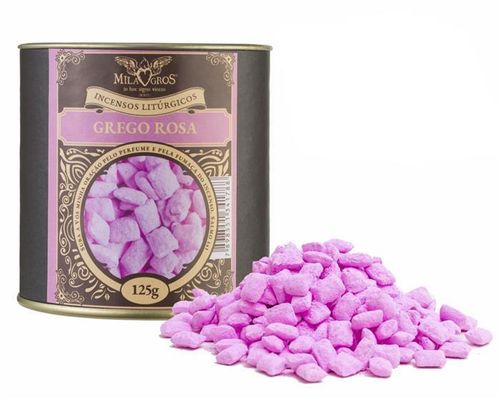 INCENSO GREGO ROSA 125G REF ROS12