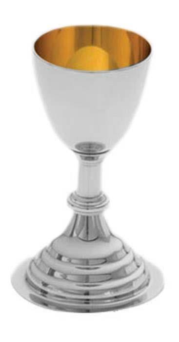 CALICE DOURADO INTERNO REF 8010 - 12 X 5.6 CM