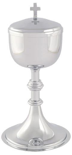 CIBORIO DOURADO INTERNO REF 9017 - 22,5 X 8,6 CM
