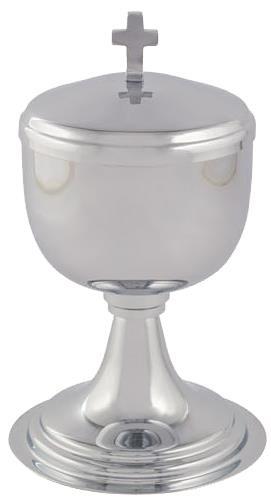 CIBORIO CROMO TOTAL REF 9514 - 17 X 8,6 CM