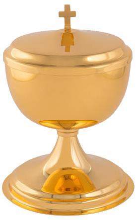 CIBORIO DOURADO TOTAL REF 16020 - 19,3 X 12 CM