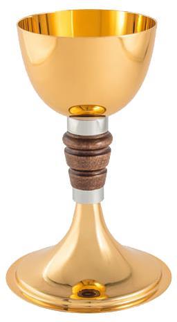 CALICE MIOLO MADEIRA DOURADO TOTAL REF 1119 - 18 X 9,3 CM