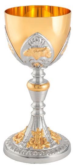 CALICE SOBRE COPA DOURADO INTERNO REF 1118 - 21 X 9.3 CM