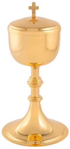 CIBORIO DOURADO TOTAL REF 9017 - 23 X 8.6 CM