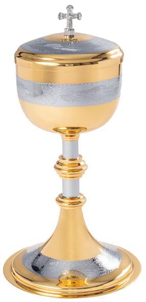 CIBORIO DOURADO TOTAL REF 9117 - 20,3 X 8.6 CM