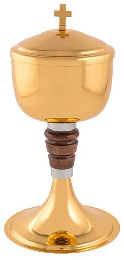 CIBORIO DOURADO TOTAL REF 9119 - 23 X 9,6 CM