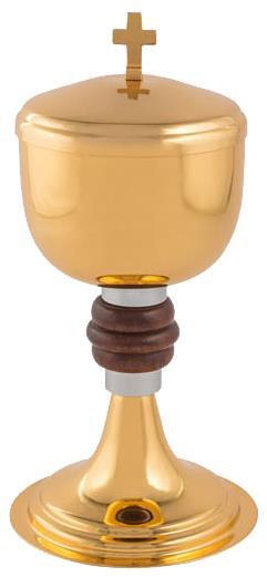 CIBORIO DOURADO TOTAL REF 9114 - 19 X 8.6 CM