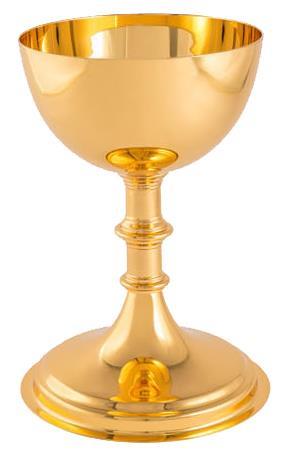 CALICE DOURADO TOTAL REF 2020 - 19 X 12 CM