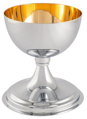 CALICE DOURADO INTERNO REF 1620 - 14 X 12 CM