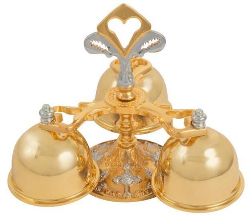 CARRILHAO 03 SINOS DOURADO TOTAL REF 630 16,5 X 14,5 CM