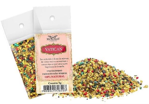 INCENSO VATICAN 9 GR RESINA - 9 X 4 CM - REF VAT09