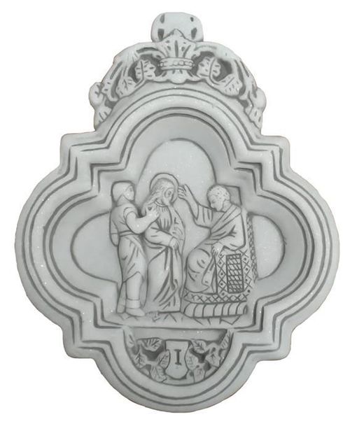 VIA SACRA MARMORE 15 PECAS REF 329 - 25 X 20 CM