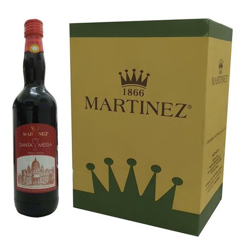 VINHO CANONICO SANTA MESSA ITALIANO  CX COM 6 GARRAFAS 750ML