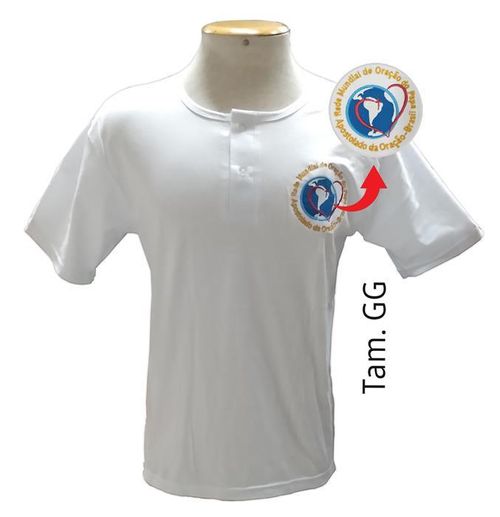 CAMISETA APOSTOLADO DA ORACAO C BOTAO NOVA GG