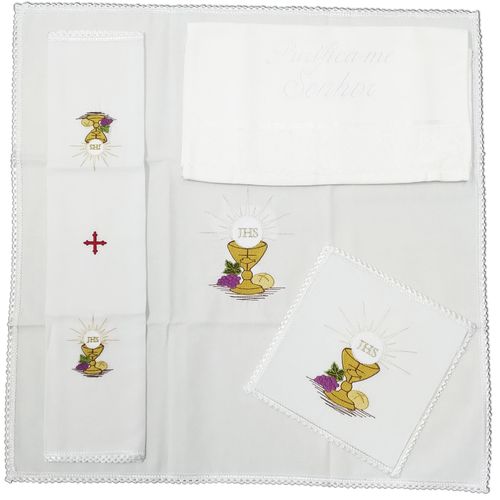 JOGO DE ALTAR 15.20 TRADICIONAL  REF 1037 16X16 CM