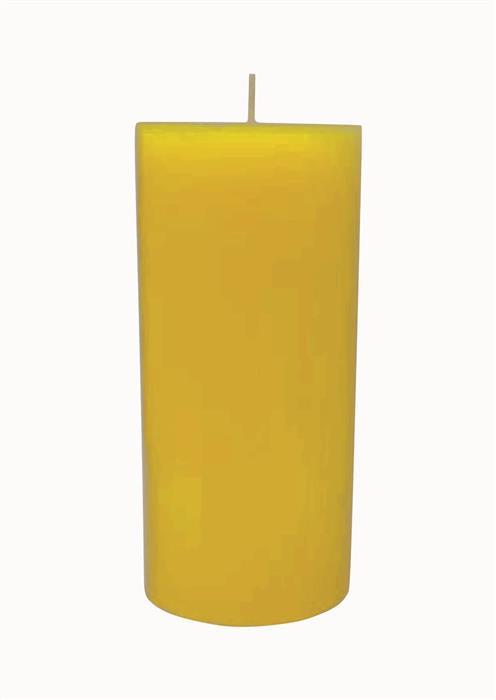VELA DE ALTAR AMARELA FUSSI - 30X07 CM