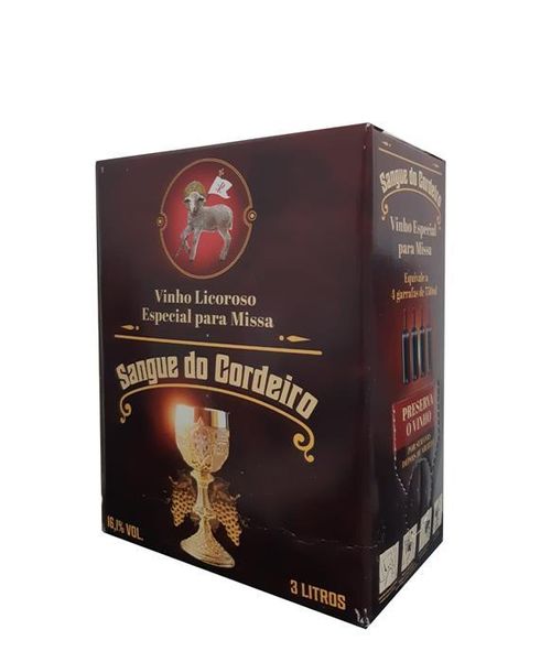 VINHO CANONICO LICOROSO SANGUE DO CORDEIRO BAG 3 LITROS