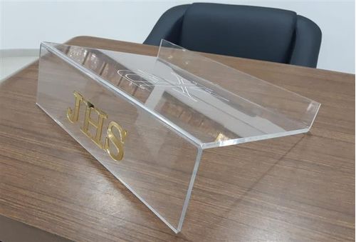 PORTA MISSAL ACRILICO 8MM NOVO MISSAL CNBB - 40X29X12CM