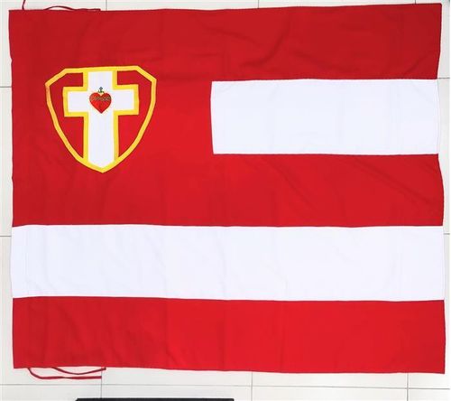 BANDEIRA APOSTOLADO DA ORACAO GABARDINE- 1.60 X 1.30 M